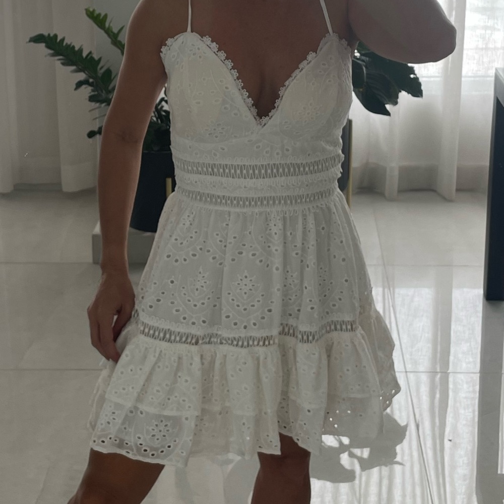 Eyelet dress